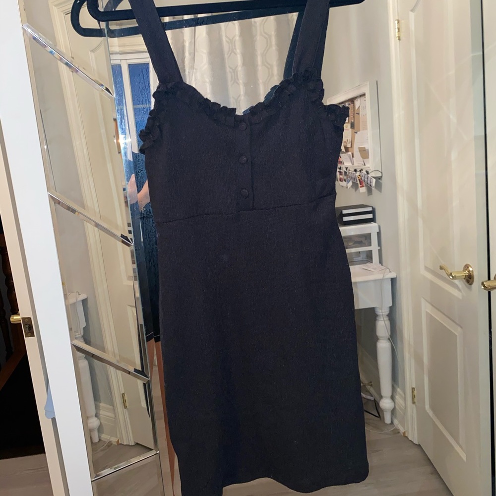 Black summer mini dress from Urban Outfitters